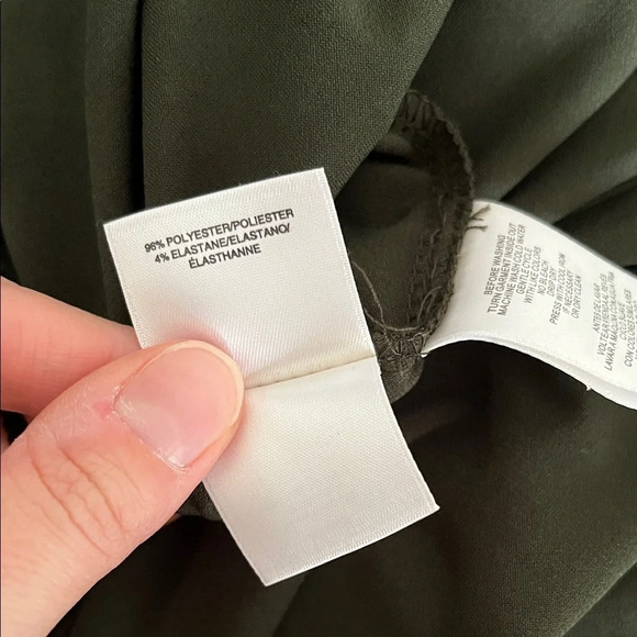 Anne Klein Dark Green Stretchy Sheath Sleeveless Mini Dress - Size 4 - Picture 4 of 15